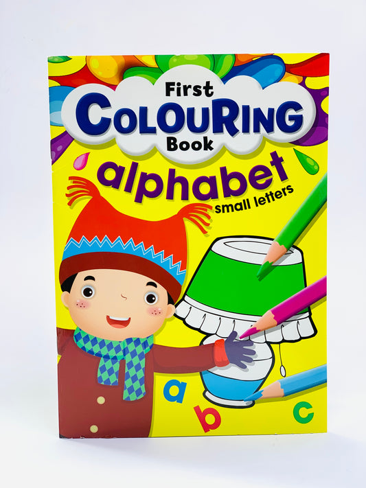 FIRST COLOURING BOOK ALPHABET SMALL LETTERS