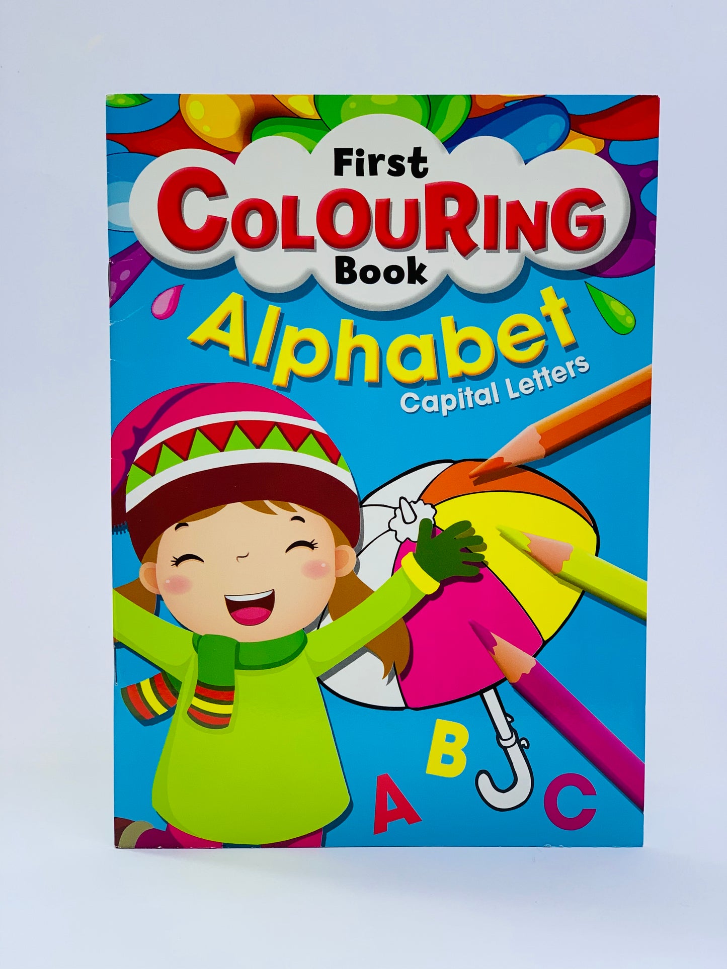 FIRST SOLOURING BOOK ALPHABET CAPITAL LETTERS BOOK