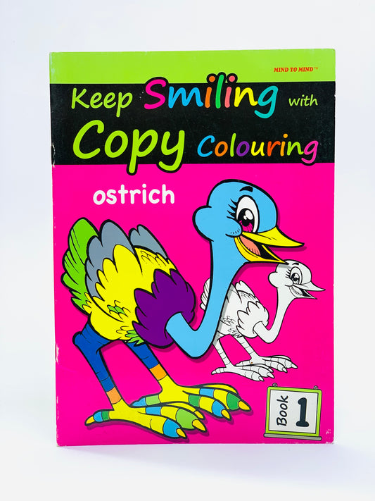 KEEP SMILING WITH COPY COLOURING BOOK -1