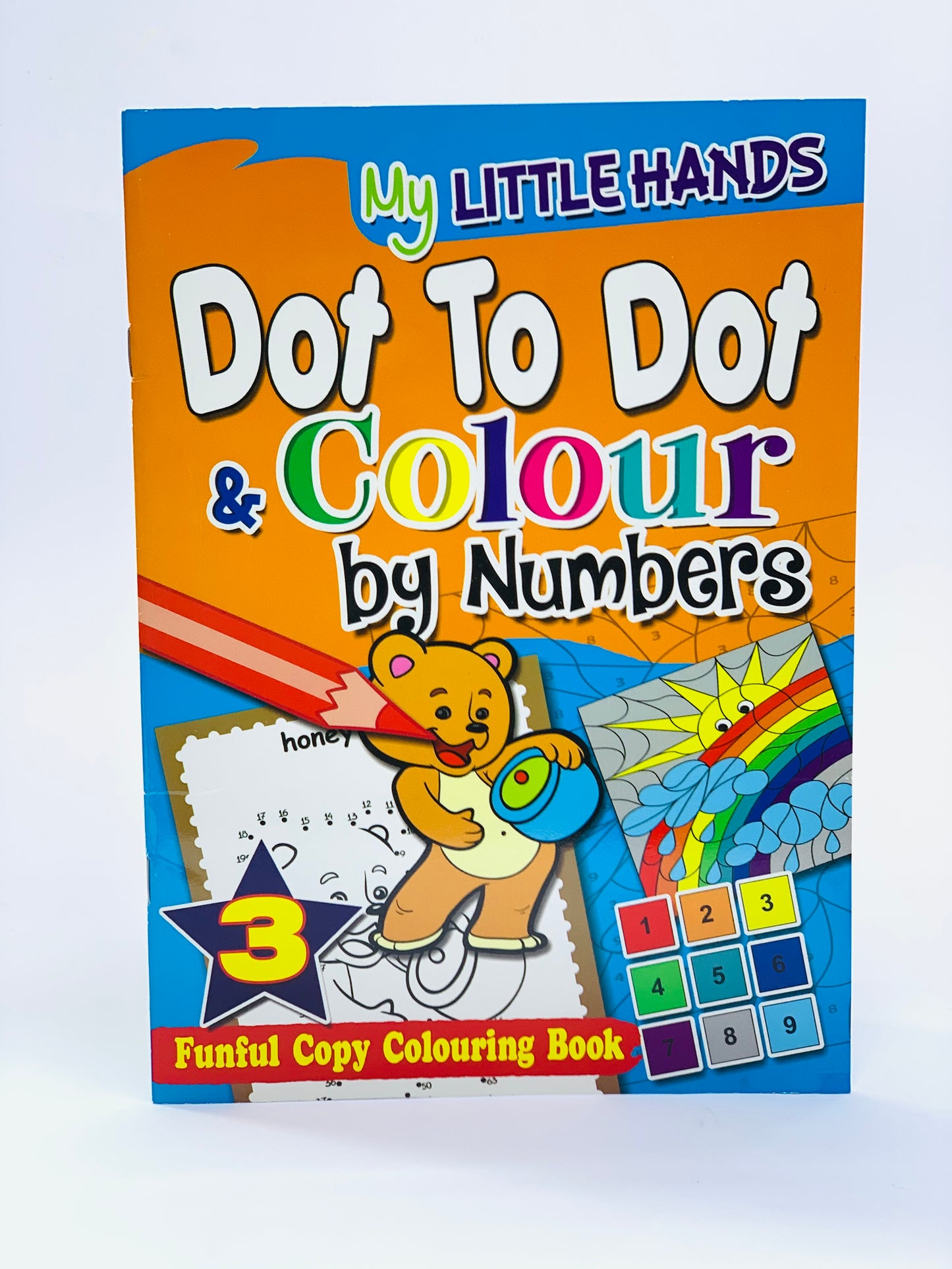 MY LITTLE HANDS DOT TO DOT & COLOUR BYB NUMBERS