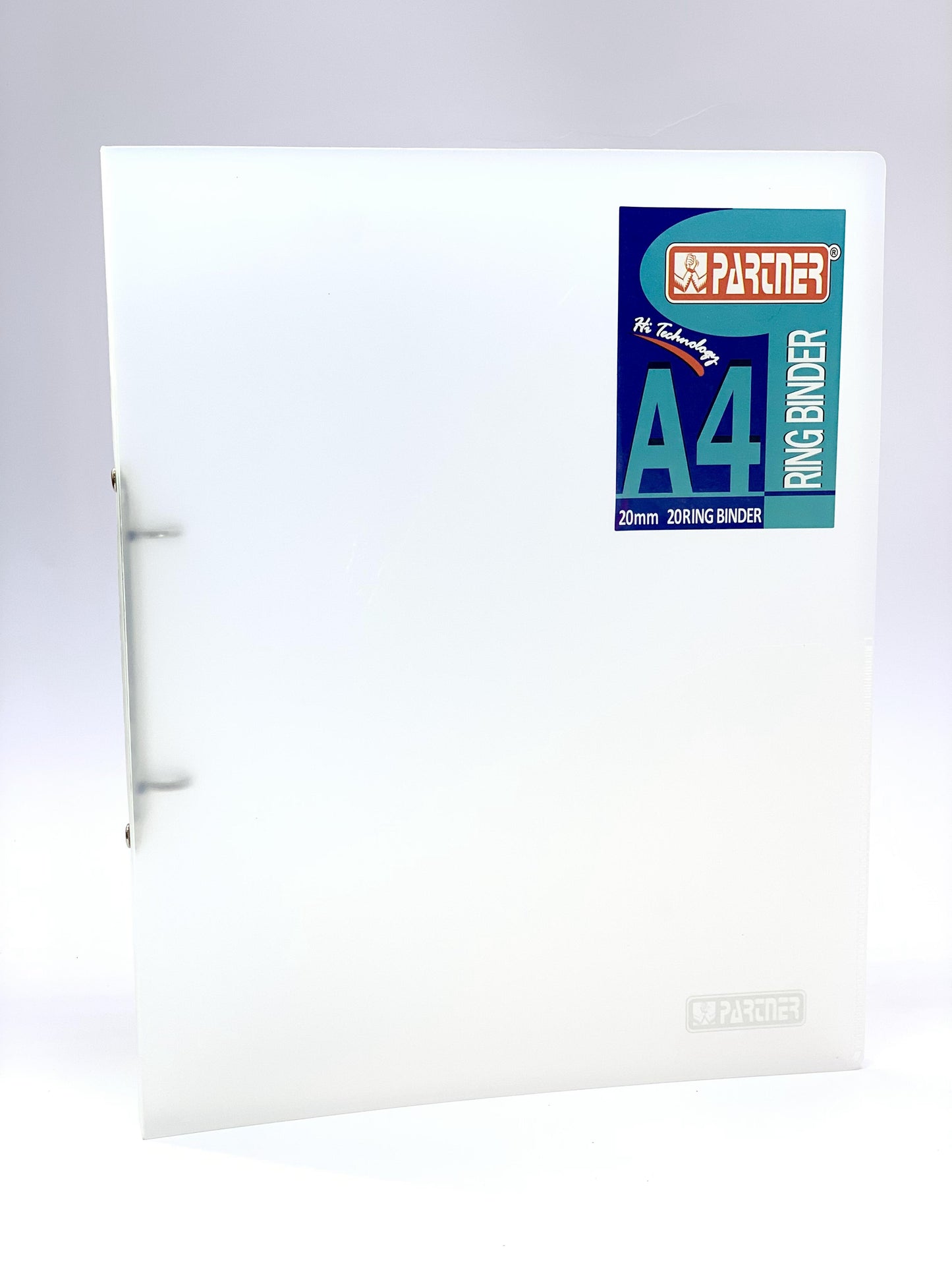 PARTNER A4 20 MM RING BINDER WHITE