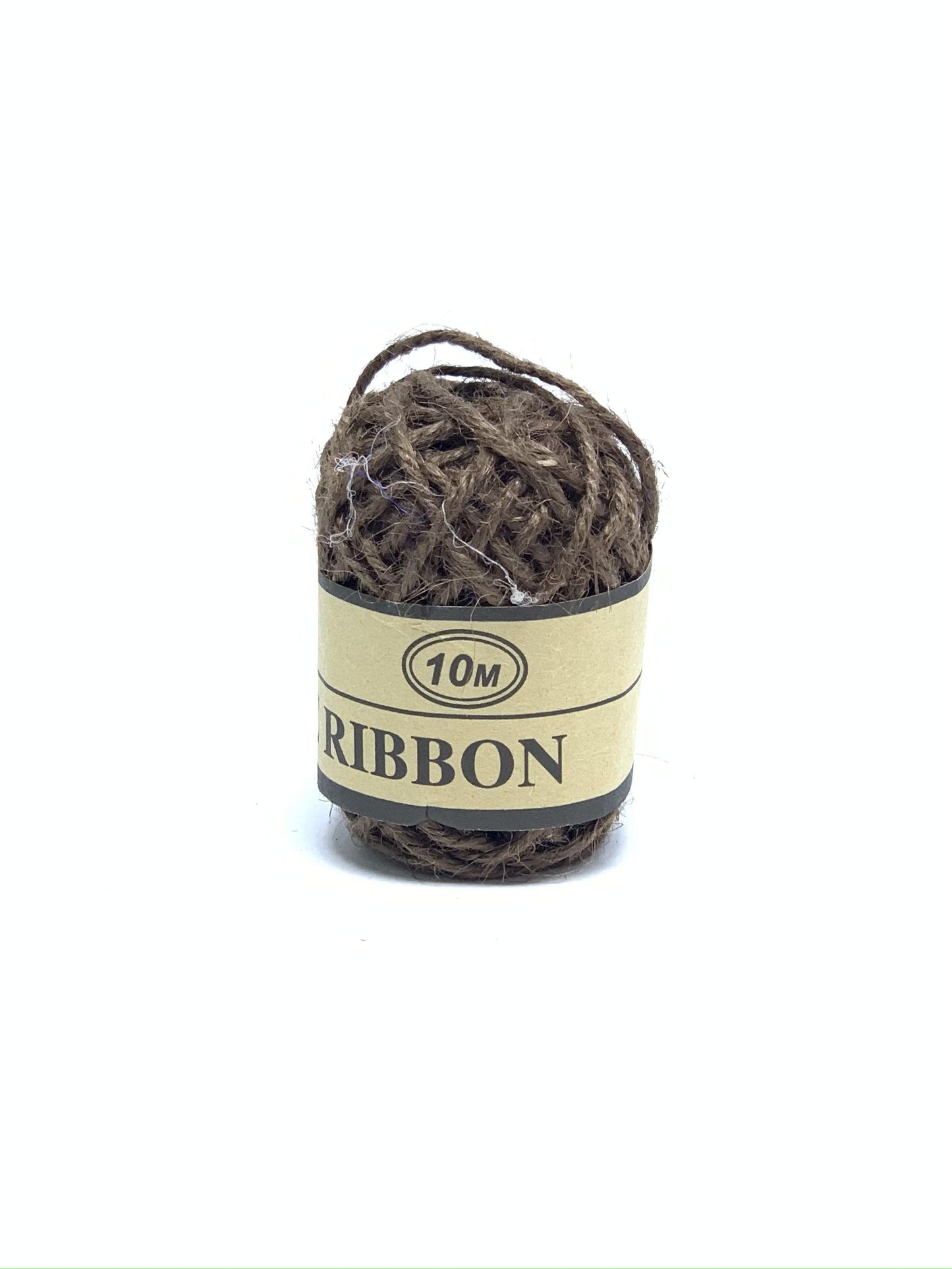 JUTE RIBBON DARK BROWN 10M