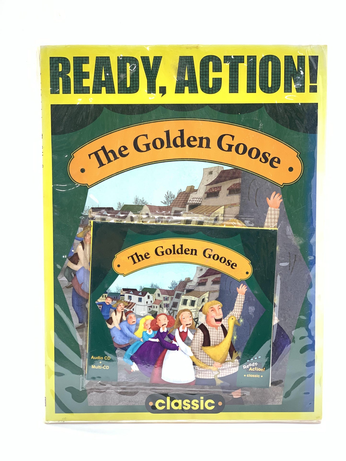 READY ACTION THE GOLDEN GOSSE STORY BOOK  WITH CD