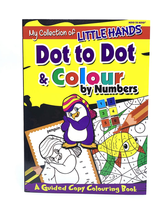 MY COLLECTION OF LETTLE HANDS DOT TO DOT & COLOUR BY NYMBERS  BOOK