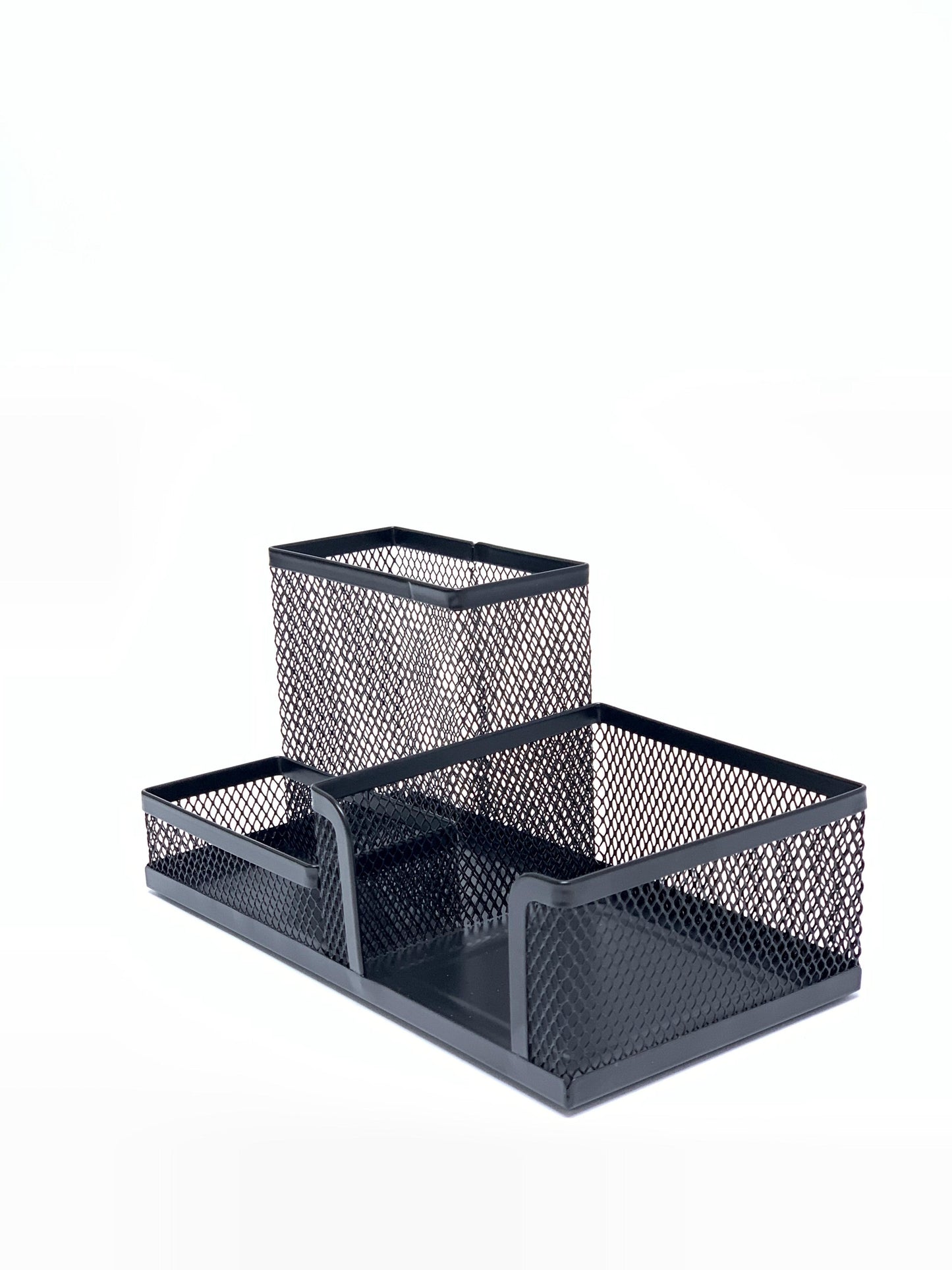 Metal Mesh Desk Organizer, Black