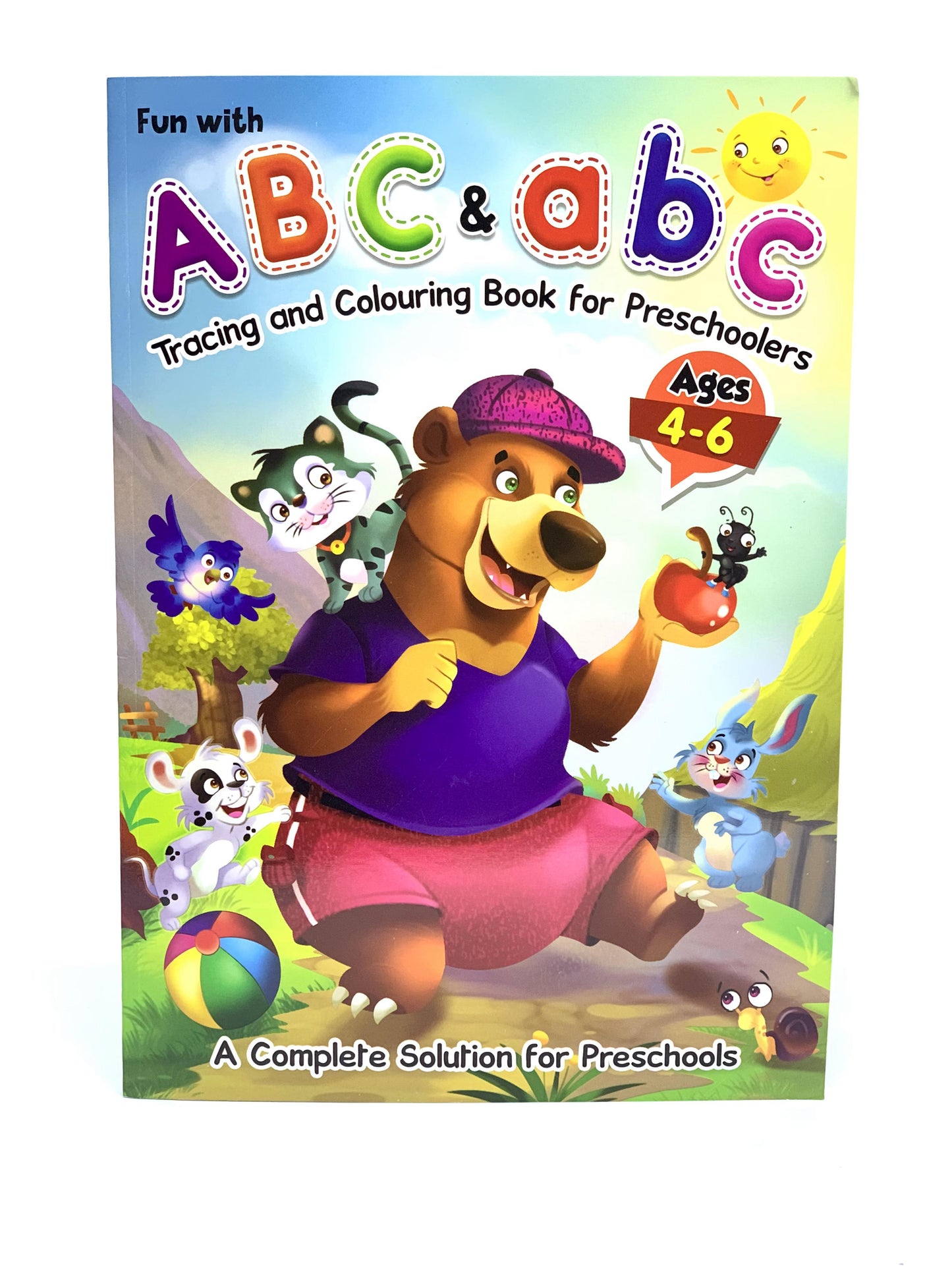 ABC & abc TRACING AND COLOURING BOOK FOR PRESCHOOLERS  AGE-04