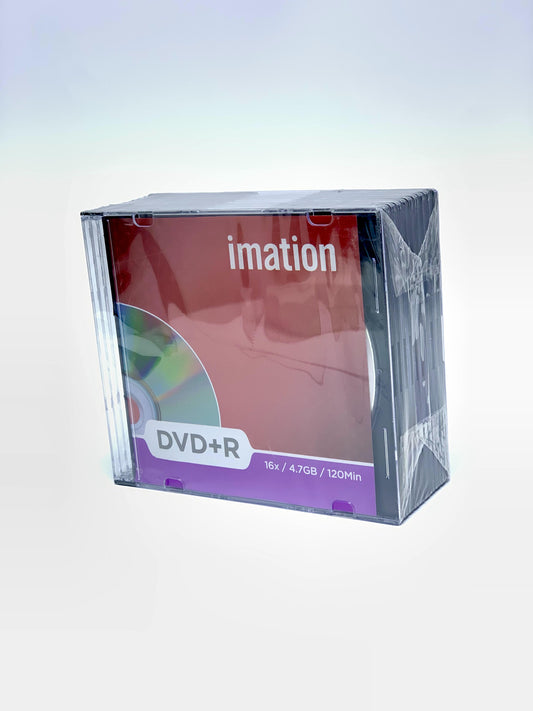 Imation DVD+R 16X 4.7GB 10PK حافظة جوهرة رفيعة 