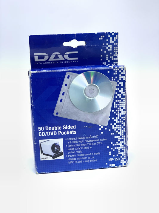 Dac مزدوج الجانب Cd Dvd جيب مزدوج الجانب