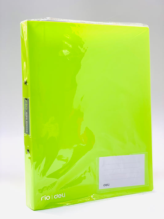 A4 2 RING BINDER LIGHT GREEN