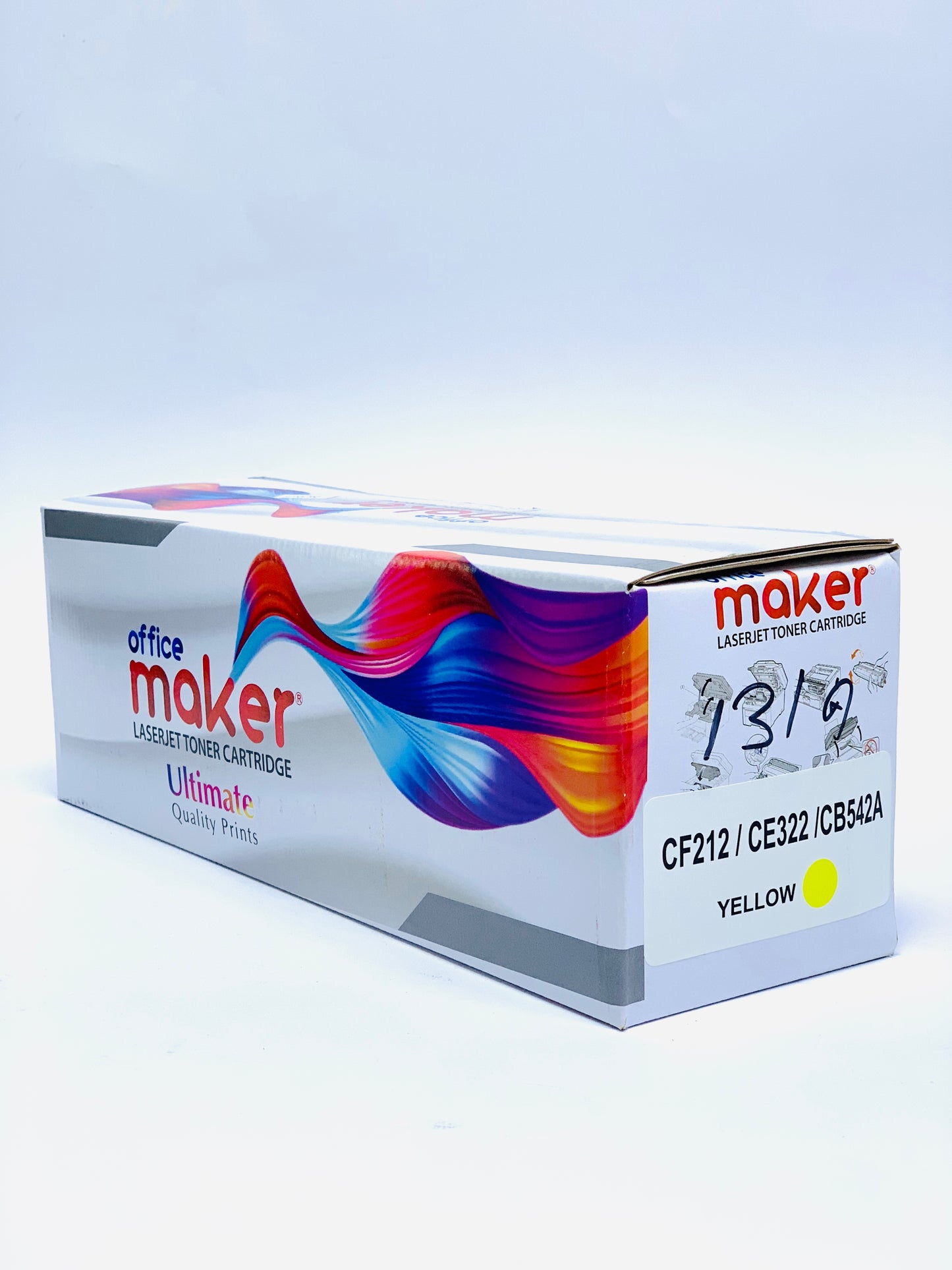 OFFICE MAKER LASER JET TONER CARTRIDGE CF 212 YELLOW (131A)