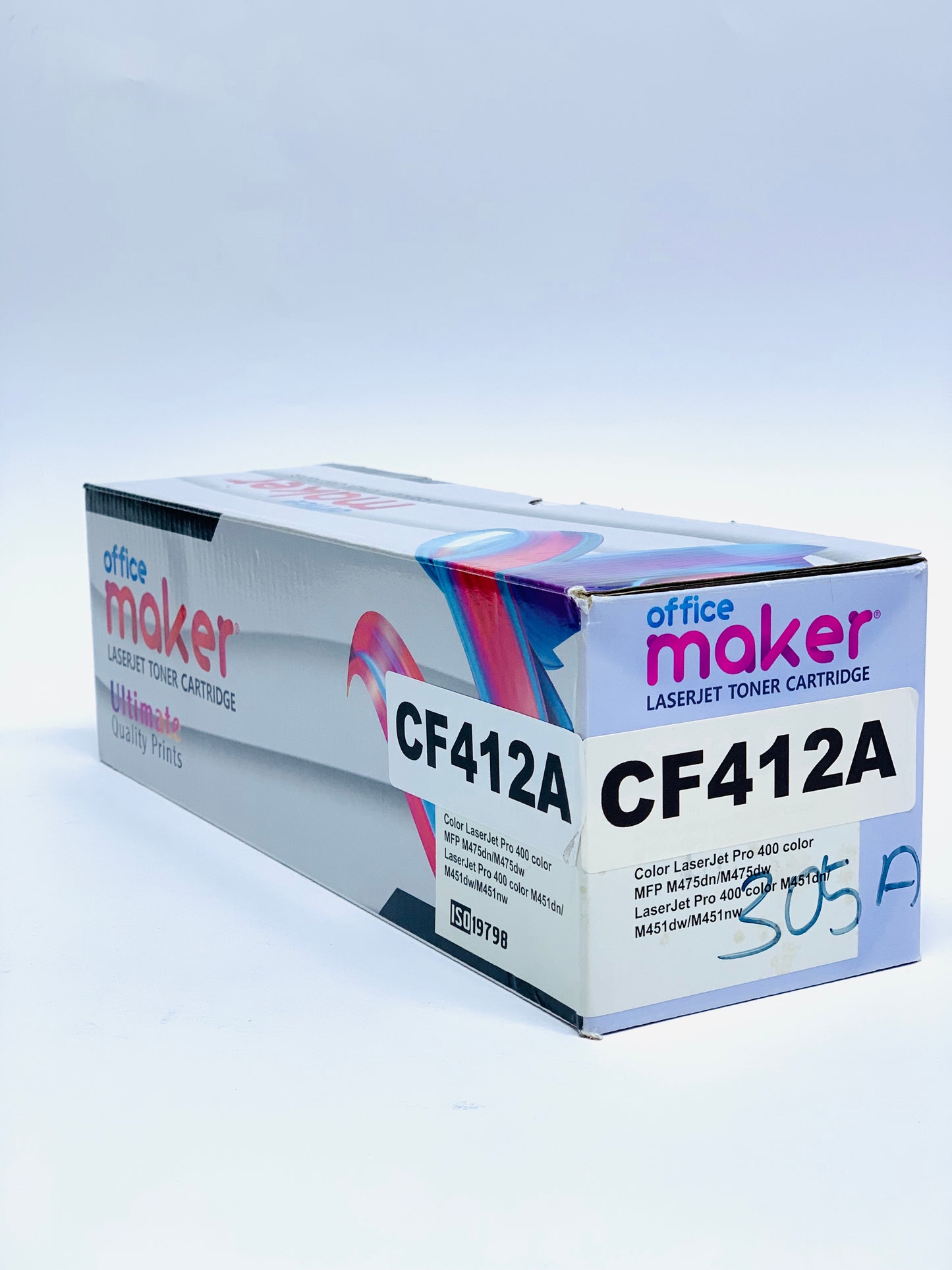 OFFICE MAKER LASER JET TONER CARTRIDGE CF 421A (305A)BLACK