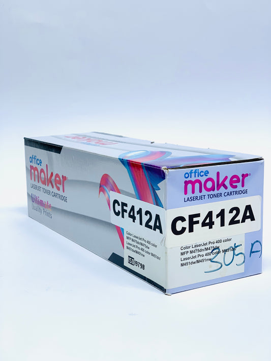 OFFICE MAKER LASER JET TONER CARTRIDGE CF 421A (305A)BLACK