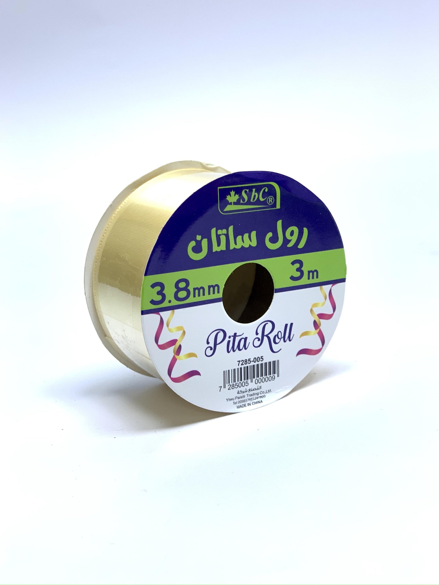 SBC LIGHT GOLD  RIBBON 3.8MM 3M