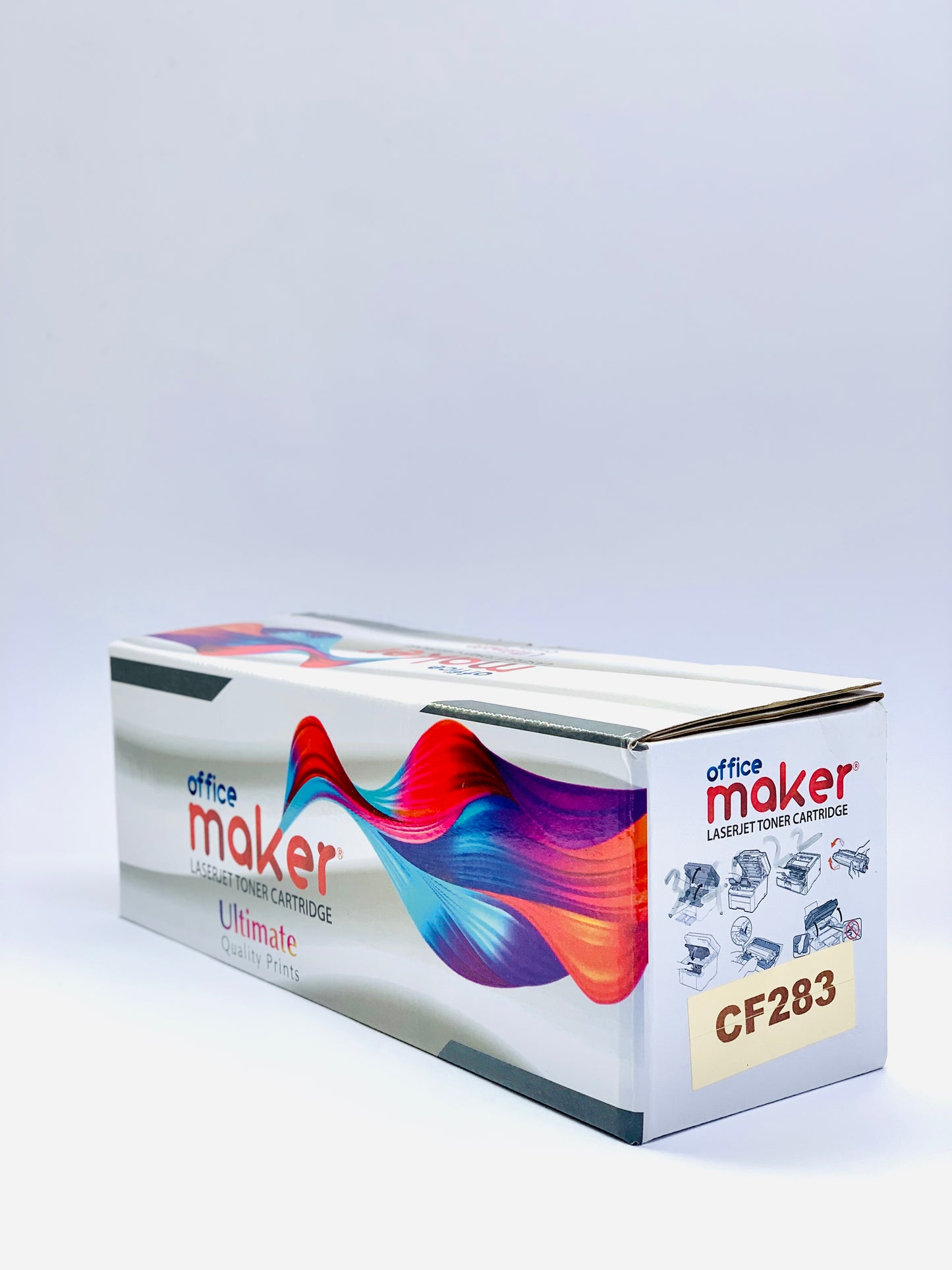 OFFICE MAKER LASER JET TONER CARTRIDGE CF 283 BLACK