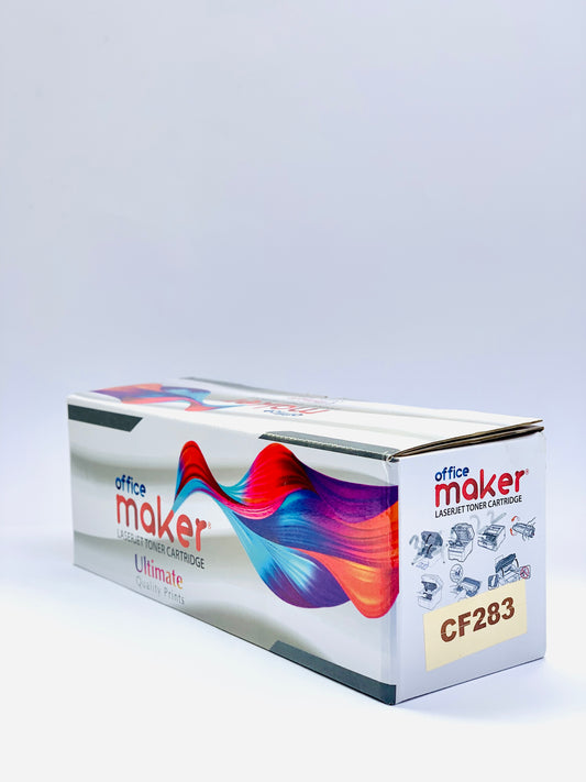 OFFICE MAKER LASER JET TONER CARTRIDGE CF 283 BLACK