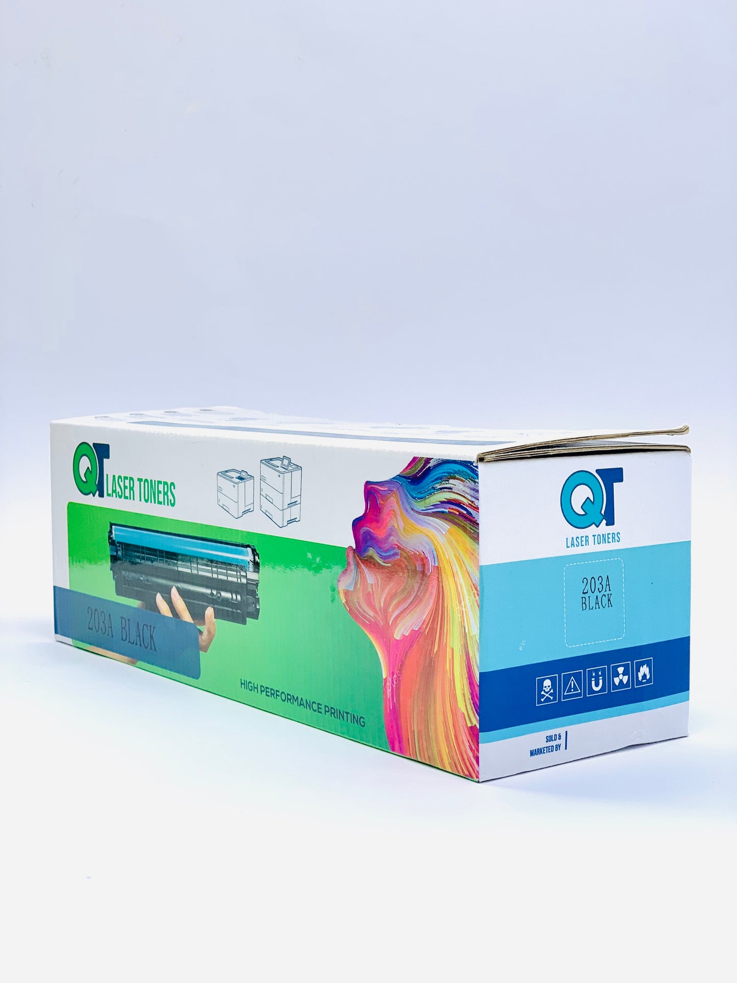 QT  LASER JET TONER CARTRIDGE 203 A BLACK