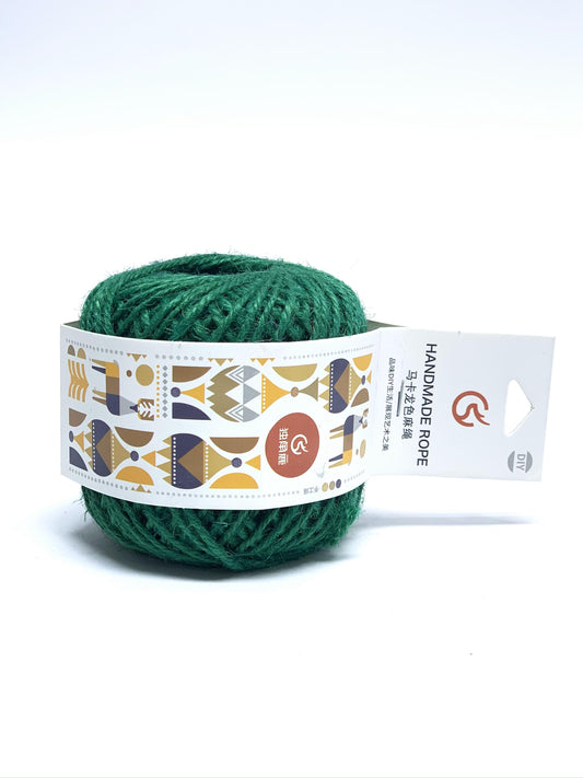 HANDMADE ROPE GREEN COLOR