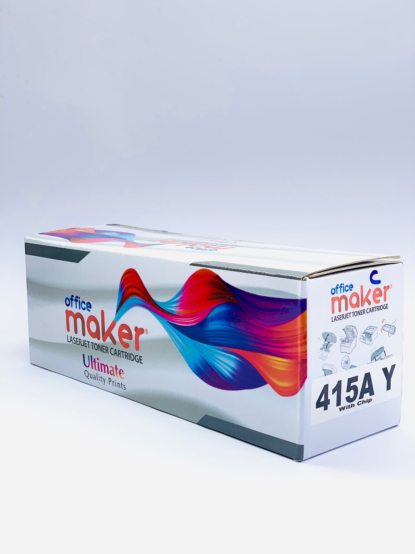 OFFICE MAKER   LASER JET TONER CARTRIDGE  415A YELLOW