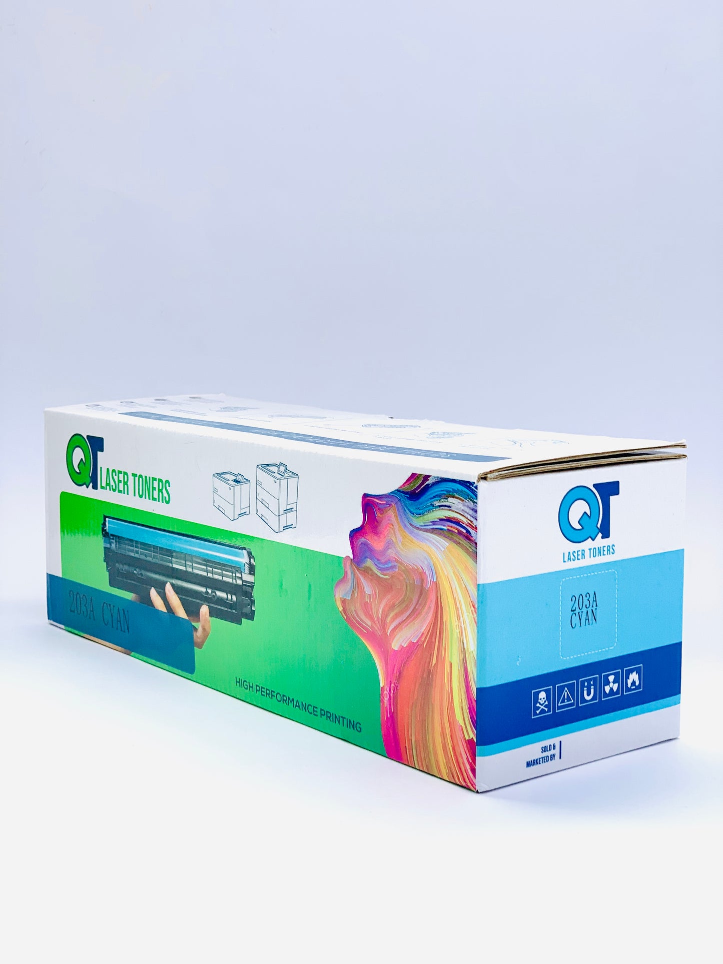 QT  LASER JET TONER CARTRIDGE  203A CYAN