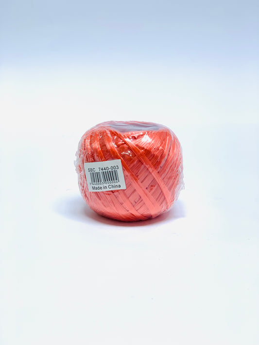 RED POLYTHENE STRING