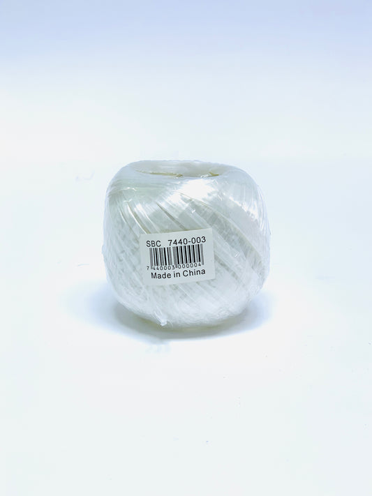 WHITE  POLYTHENE STRING