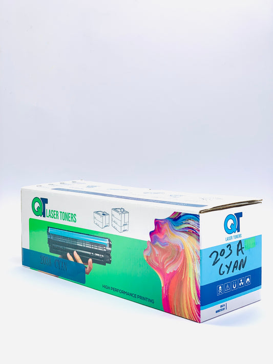 QT  LASER JET TONER CARTRIDGE  203A CYAN