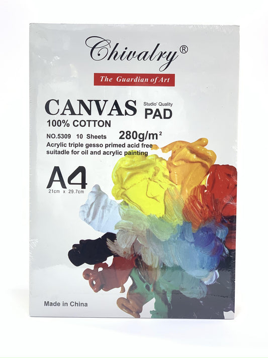 A4 CANVAS PAD 280 GSM 100 COTTON