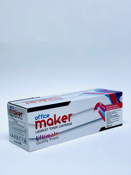 OFFICE MAKER LASER JET TONER CARTRIDGE CF 543A  MAGENTA