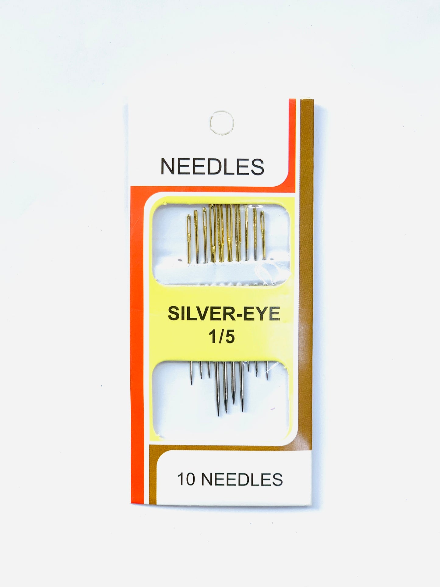 NEEDLES SILVER EYE 1/5 PACK 10 PCS