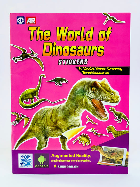 THE WORLD OF DINOSAURS STICKERS BOOK