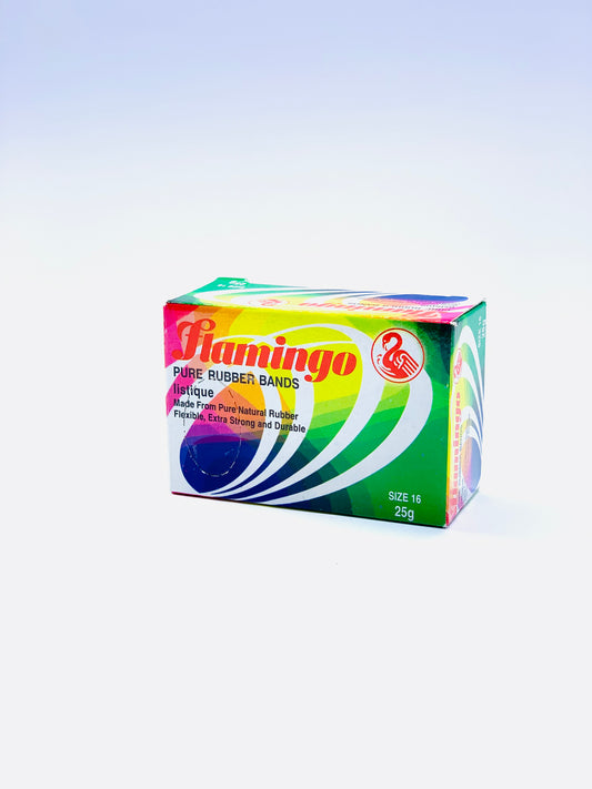 FLAMINGO RUBBER BANDS 16 SIZE 24 GRAMS