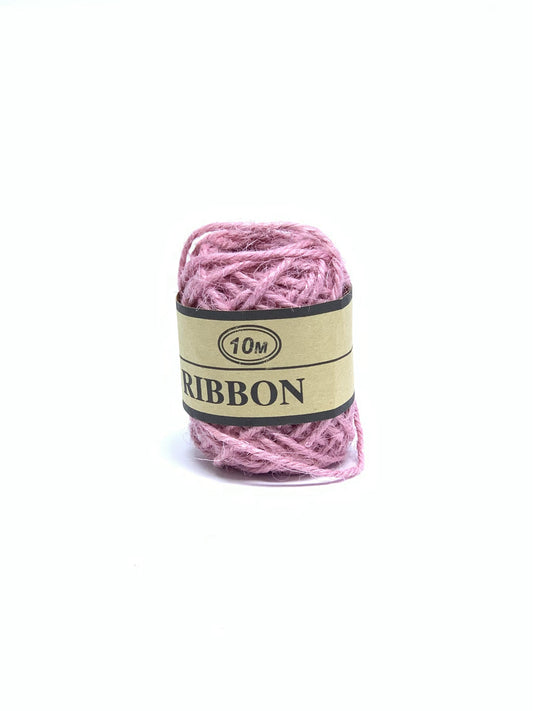 JUTE RIBBON LIGHT PINK 10M