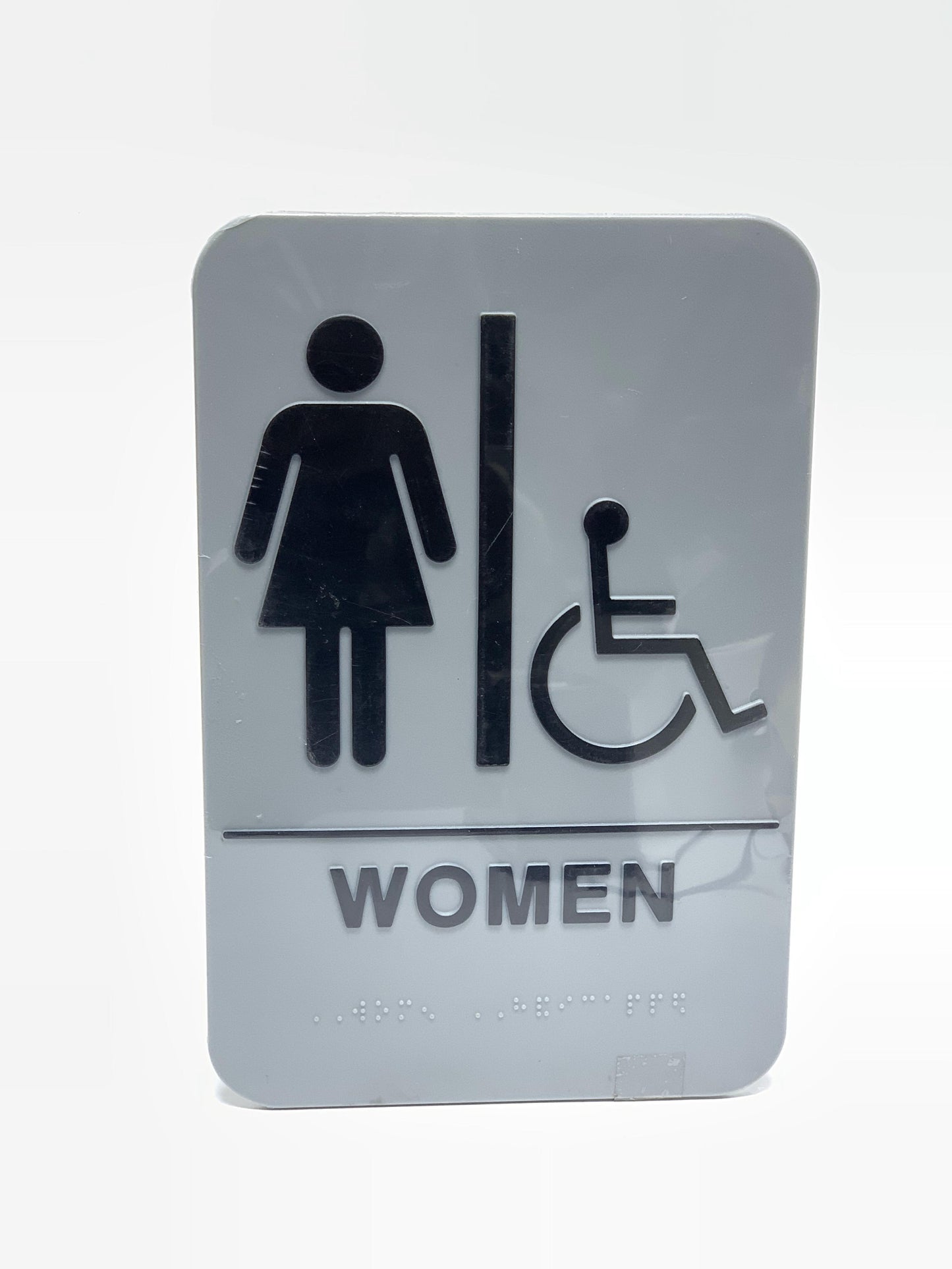 WOMEN PLASTC SIGN FOR WALL STICKER