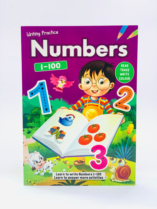 WRITING PRACTICE NUMBERS 1-100 BOOK