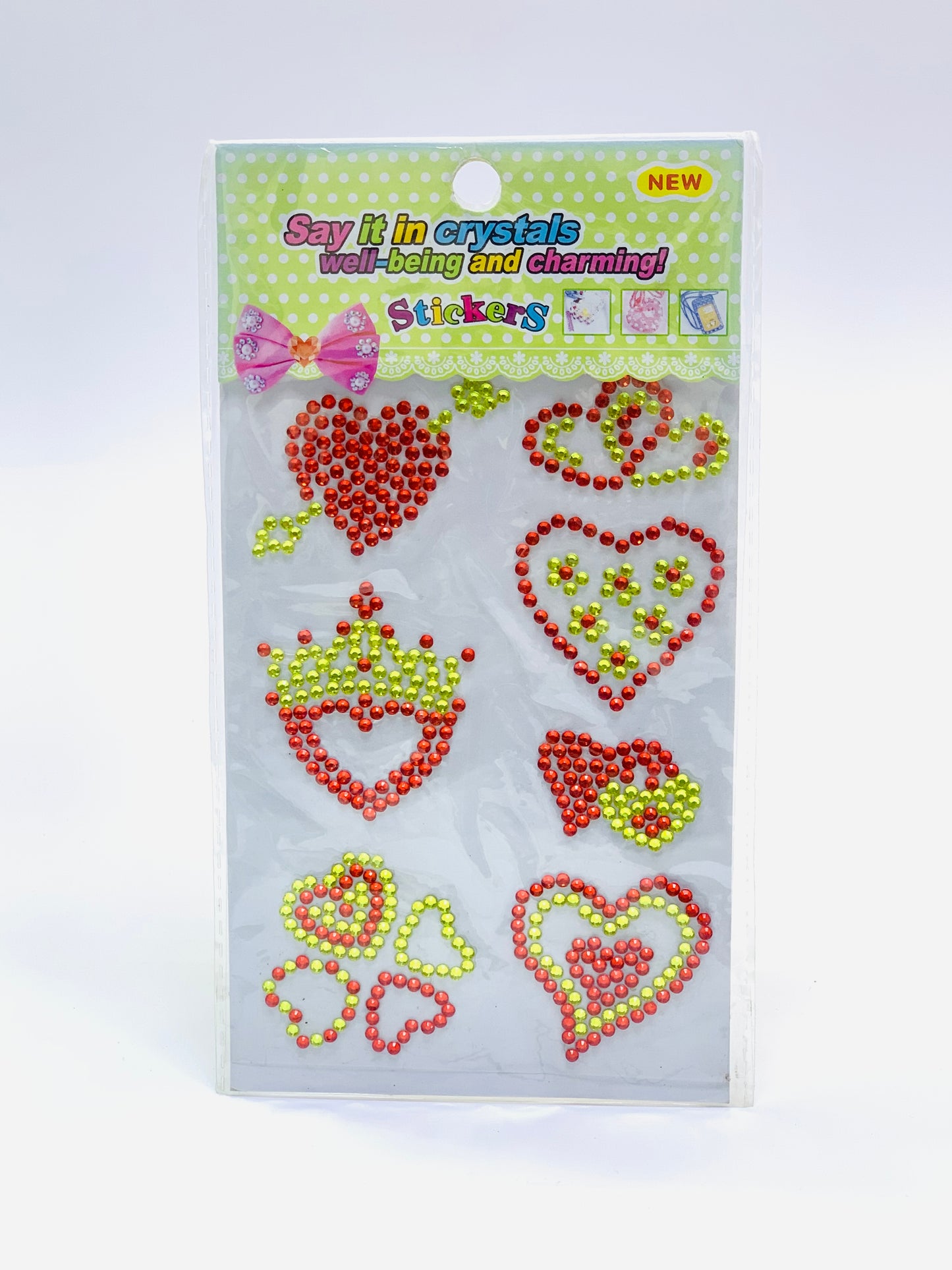 HEART CRYSTAL STICKER