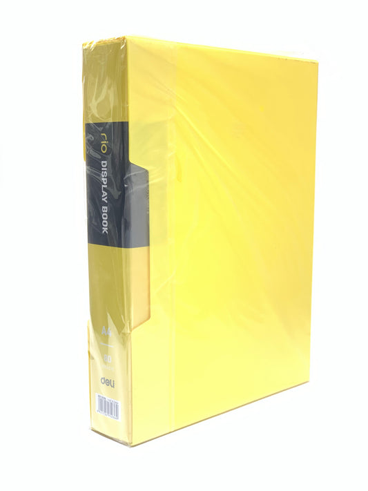 DELI CLEAR VIEW DISPLAY BOOK 80 POCKET