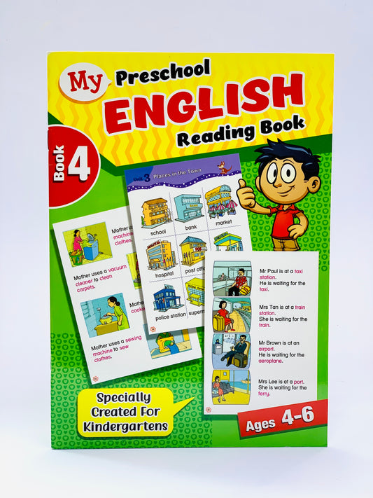 MY PRESCHOOL ENGLISH READING BOOK AGE 4-6 BOOK 4