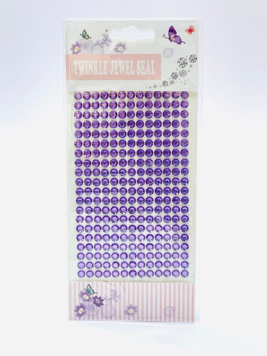 TWINKLE JEWEL SEAL PURPLE STICKER