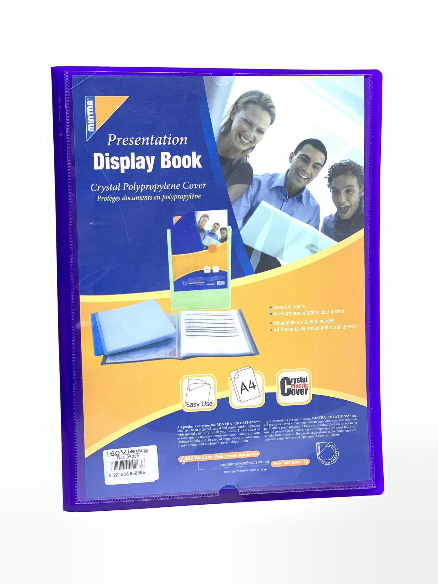 A4 CLEAR VIEW DISPLAY BOOK 80 POCKETS