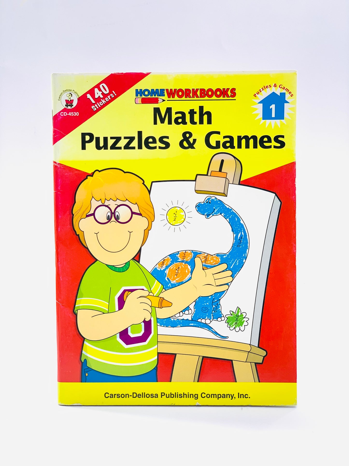 HOME WORK BOOK MATH PUZZLES &GAMES