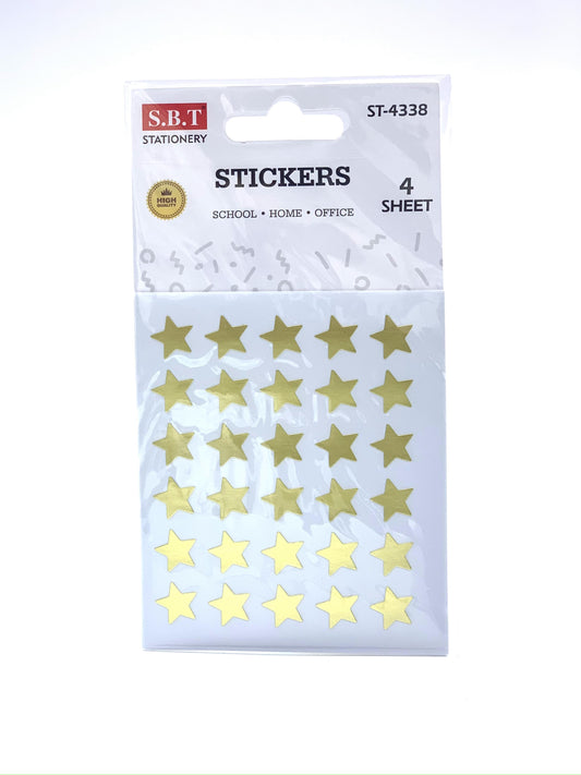 SBT STAR GOLD STICKERS