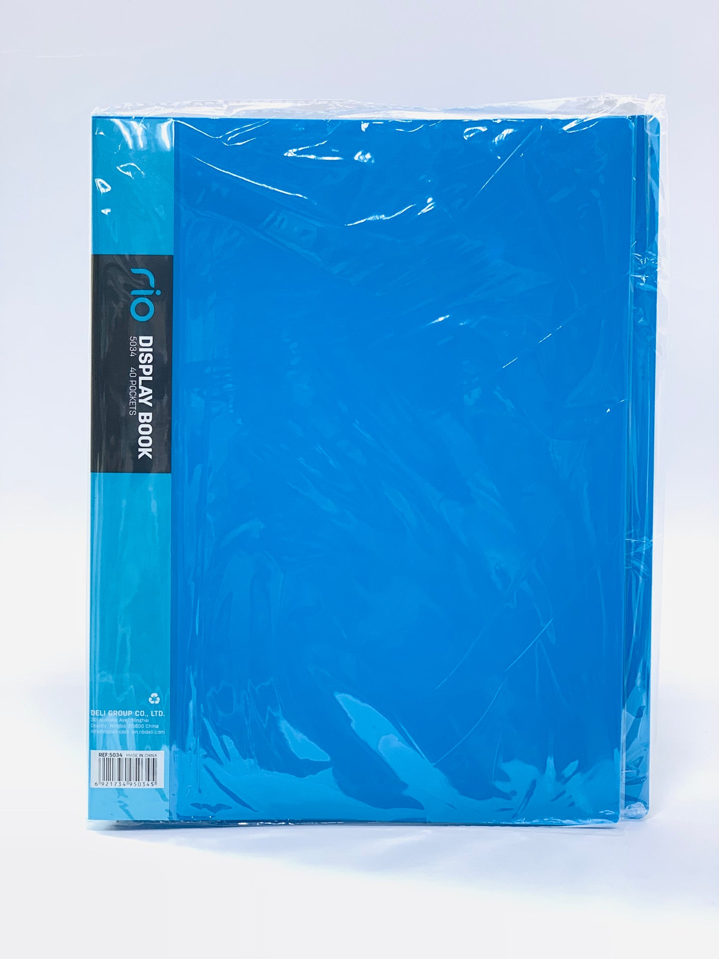 A4 CLEAR VIEW 40 POCKET  DISPALY BOOK BLUE  COLOR