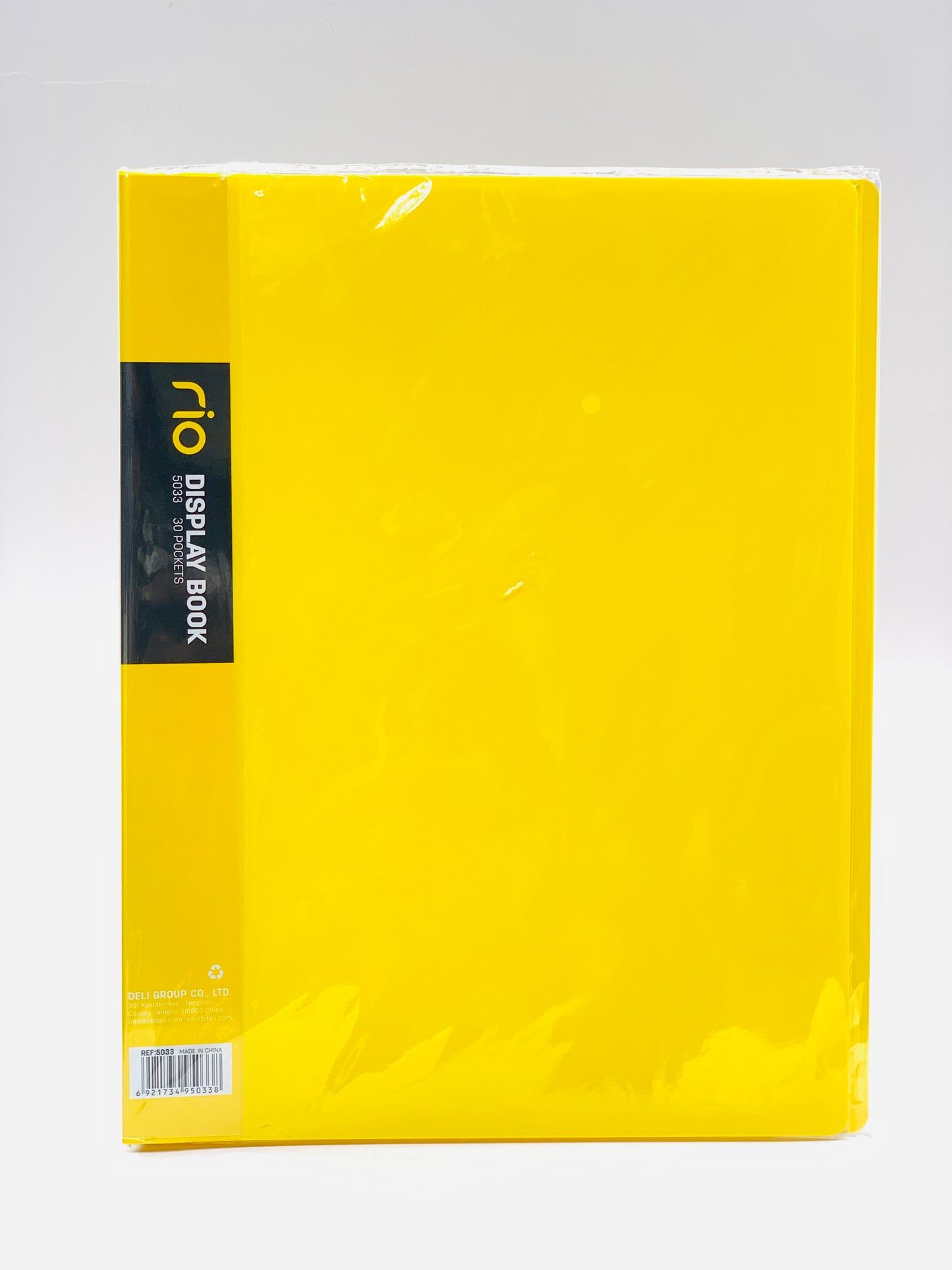 A4 CLEAR VIEW 40 POCKET  DISPALY BOOK YELLOW COLOR