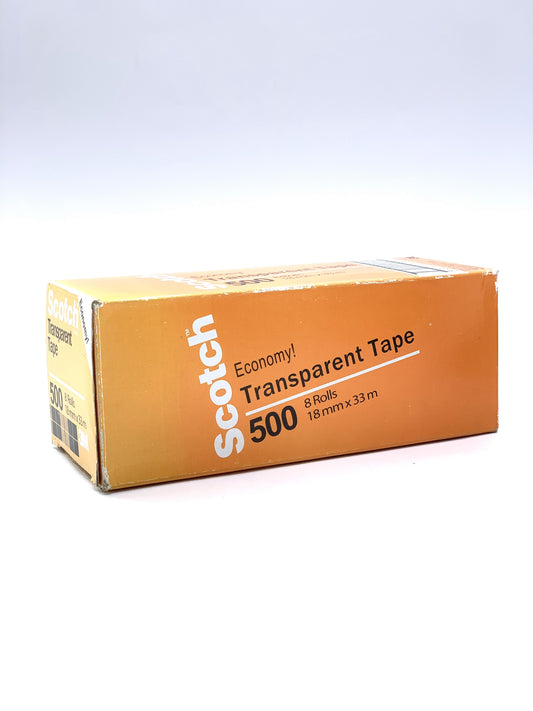 SCOTCH TRANSPARENT TAPE 8 ROLL  18X33M