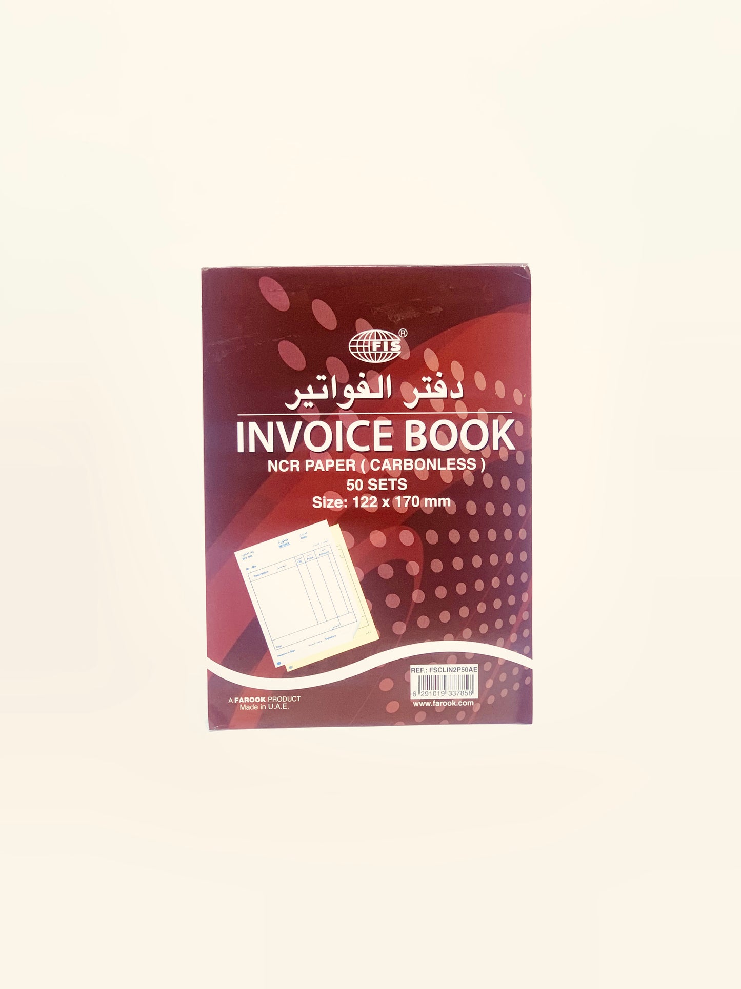 FIS INVOICE BOOK SIZE 122X170 MM 50 SETS -