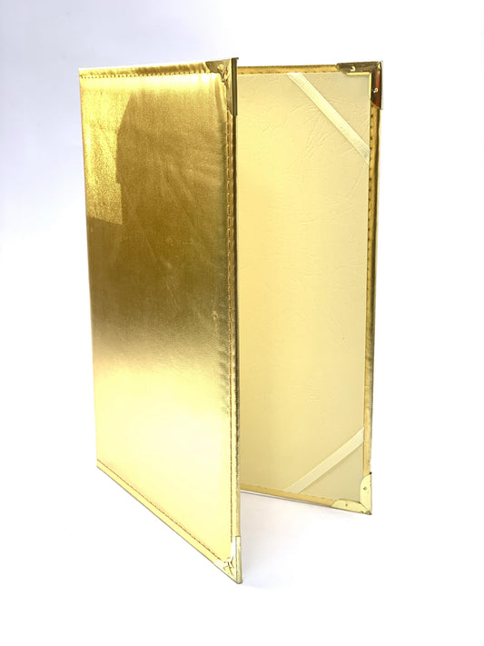 gold shining certificate holder a4