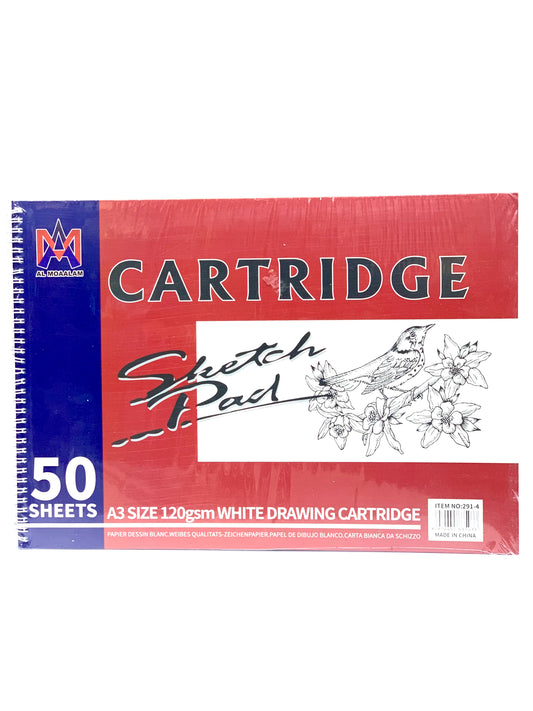 CARTRIDG A3 SKETCH PAD 50 SHEETS  120 GSM