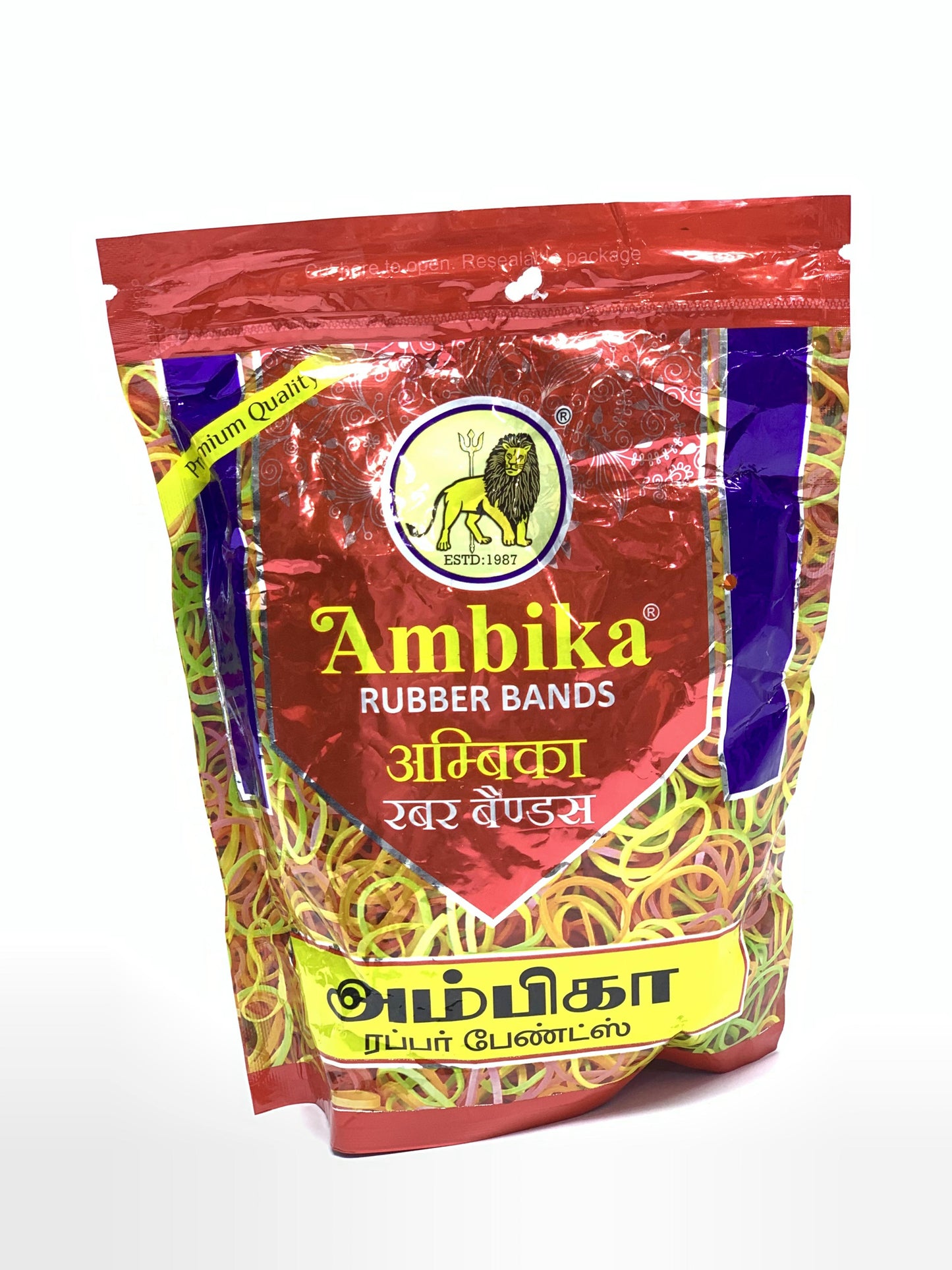 AMBIKA RUBBER BANDS MULTI COLOURS