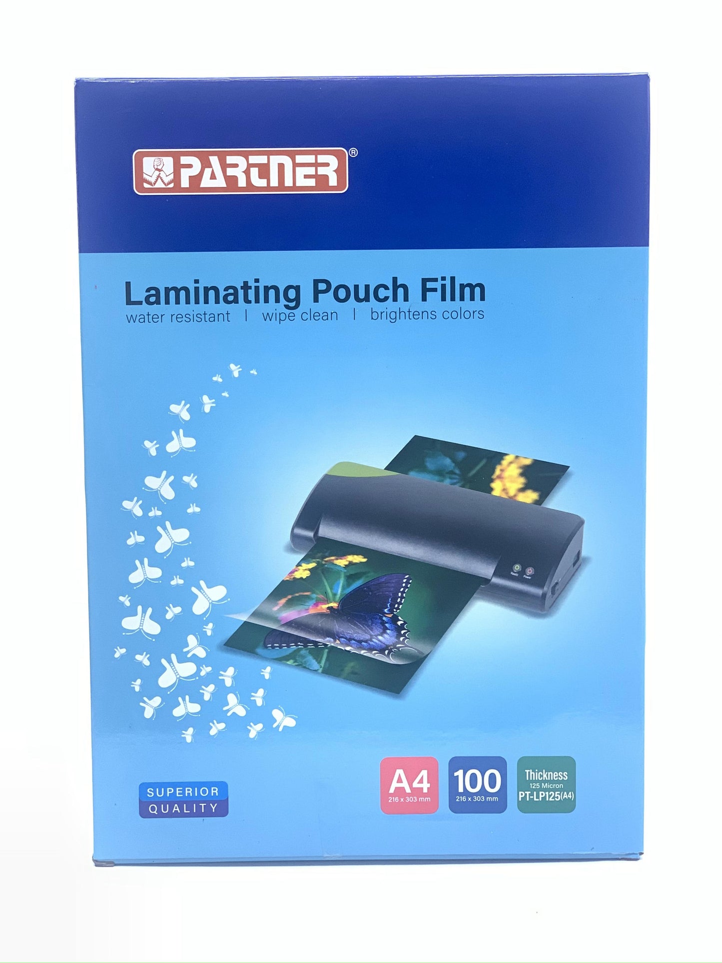 Partner A4 Lamination Pouch Film 125 Mic 100pcs