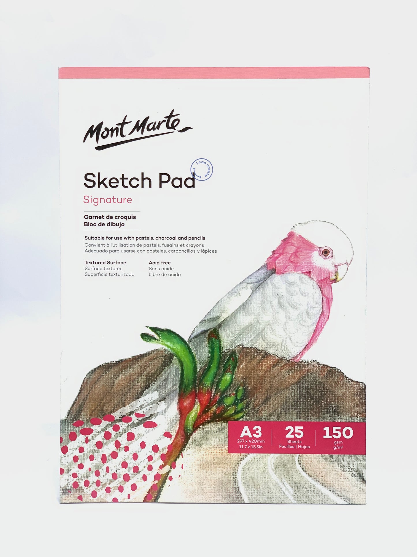 MONT MARTE SKETCH PAD SIGNATURE  A3 25 SHEETS 150 GSM